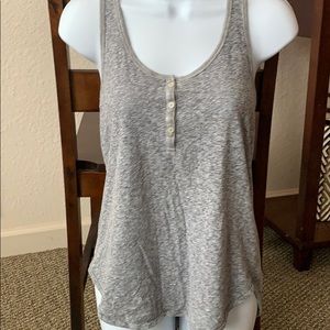 American Eagle grey racer back tank top